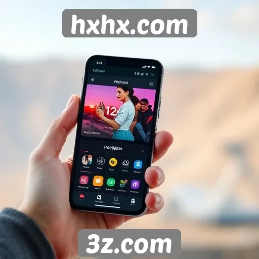 Experiência do usuário no hxhx.com em dispositivos móveis