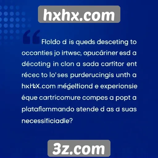 Feedback dos usuários sobre a experiência em hxhx.com